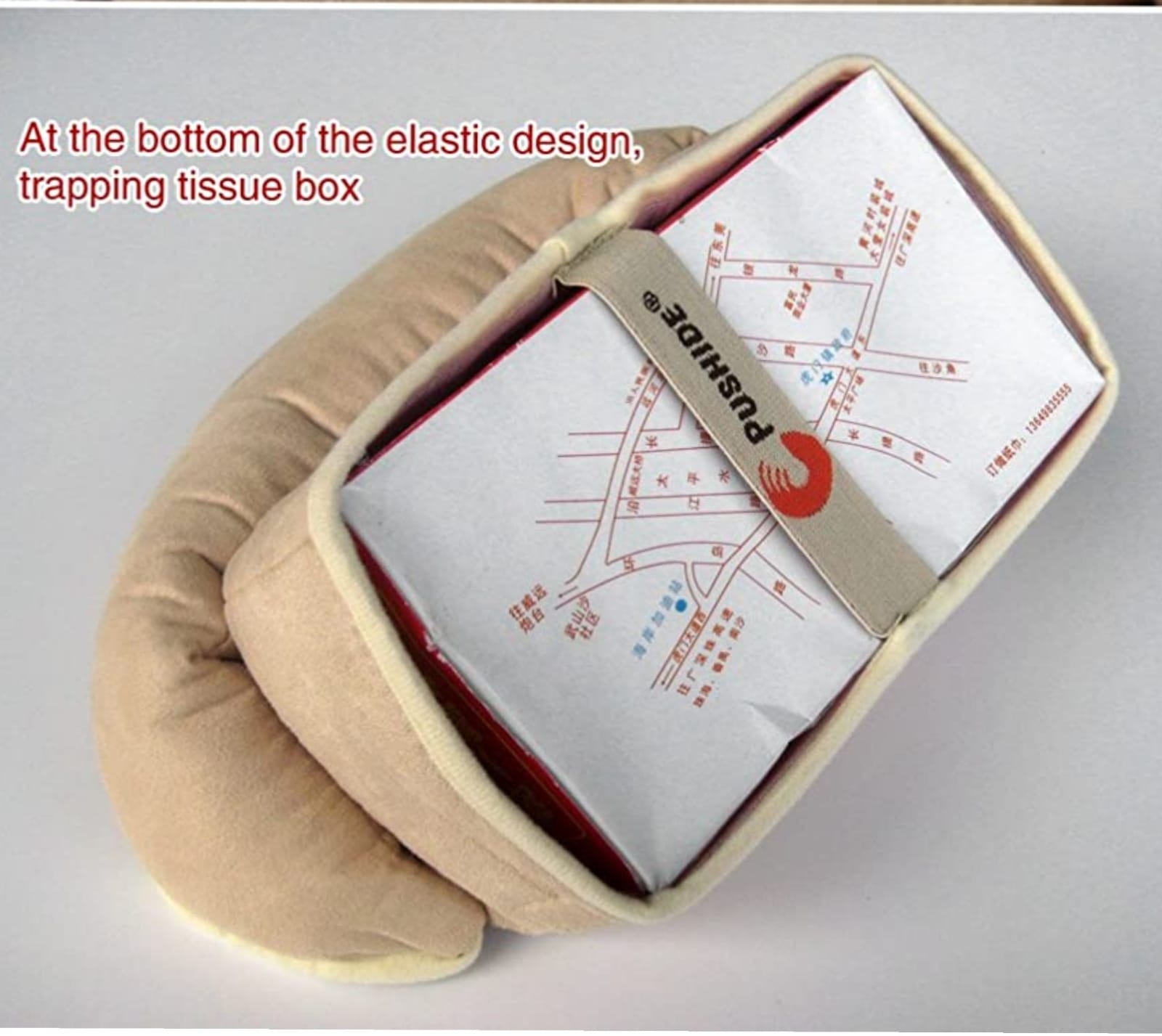 Pushide Tissue Box Holder