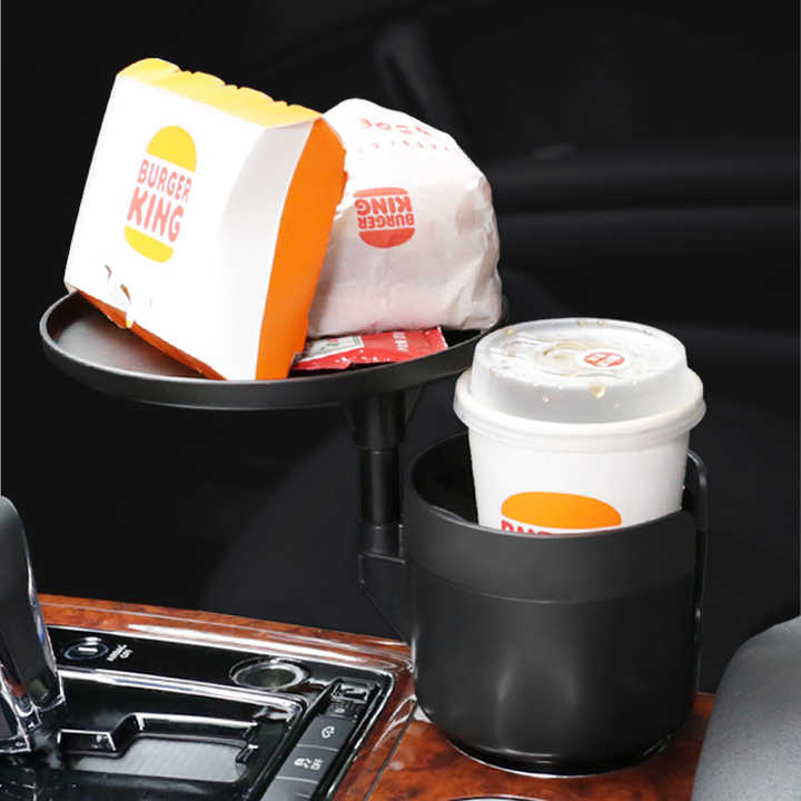 Cup Holder with Food Tray