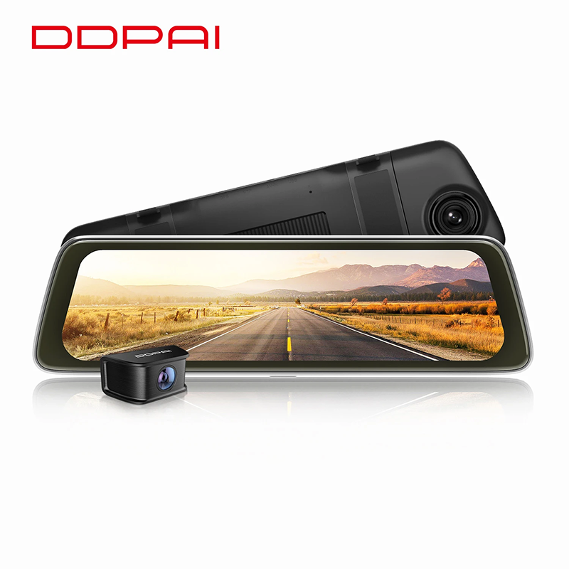 DDPAI MOLA E3 Rearview Mirror Dash Cam with QHD 1440p Front & 1080p Rear