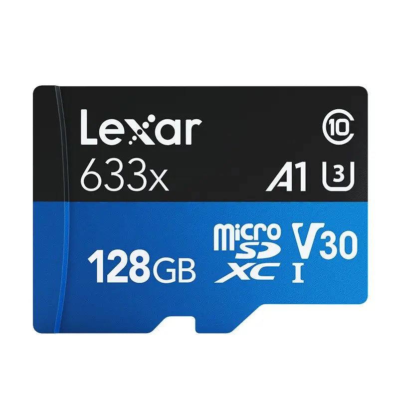 Lexar® High-Performance 128GB 633x microSDHC™/microSDXC™ UHS-I Memory Card BLUE Series