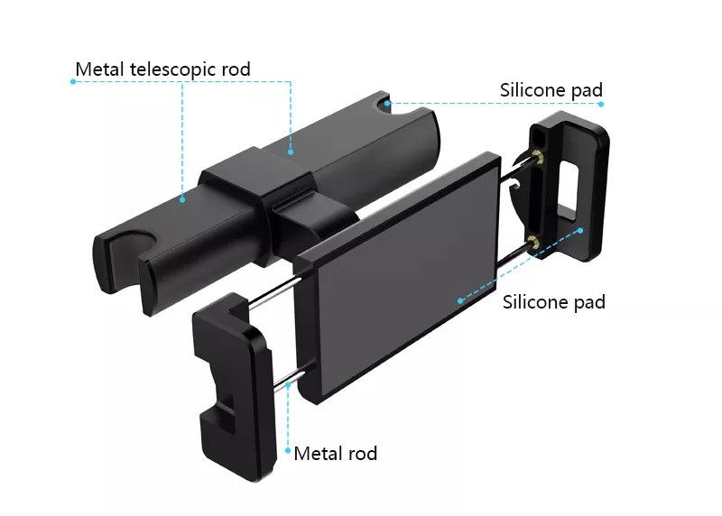 Car Headrest IPAD & Mobile Holder