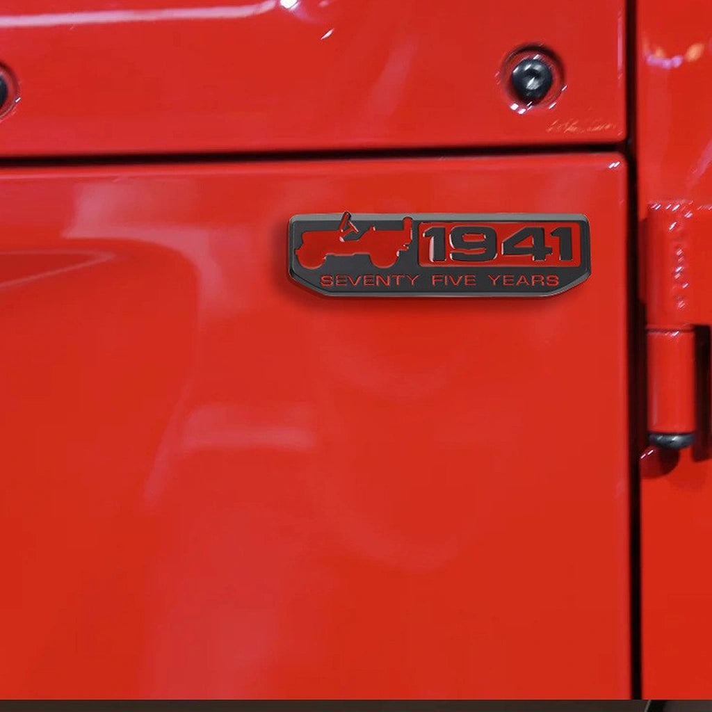 1941 75th Anniversary Badge Sticker-ملصق شارة الذكرى السنوية الخامسة والسبعين لعام 1941-Auto-Emporio-Kuwait.0