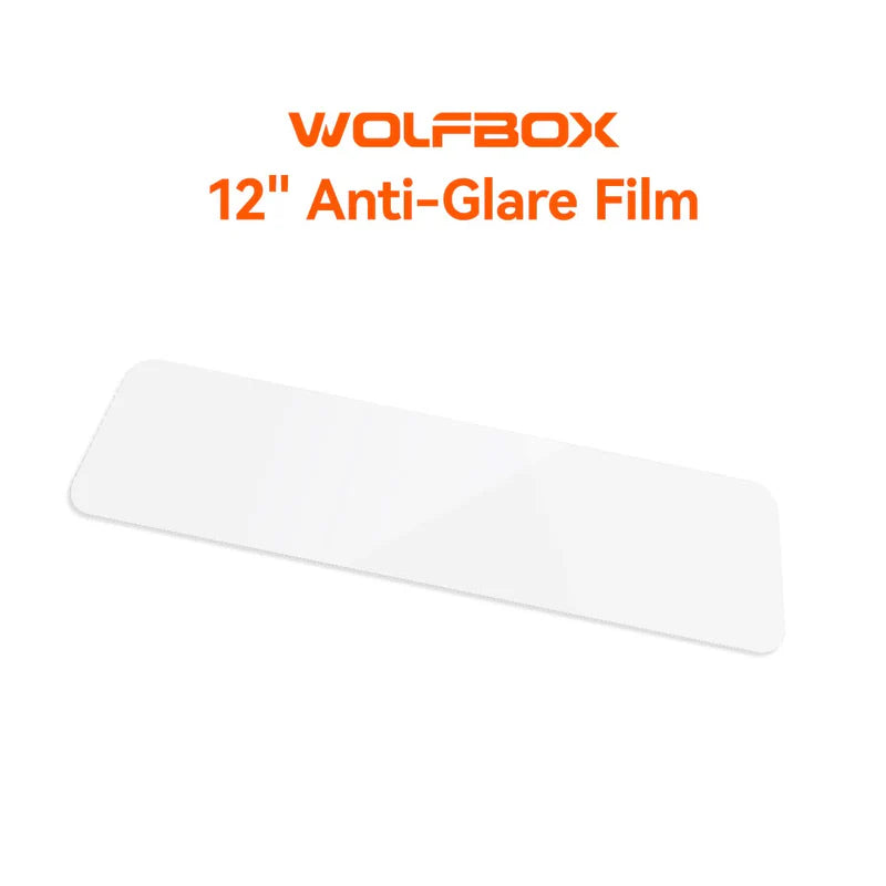 WOLFBOX 12inch Anti-Glare Film for G900 PRO/TRIPRO Mirror Dash Cam