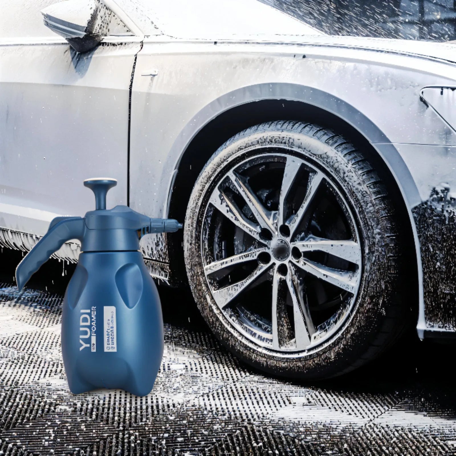2L YUDI Car Wash Pressure Pump Foam Sprayer-2L YUDI مضخة ضغط غسيل السيارات بخاخ رغوة-Auto-Emporio-Kuwait.0