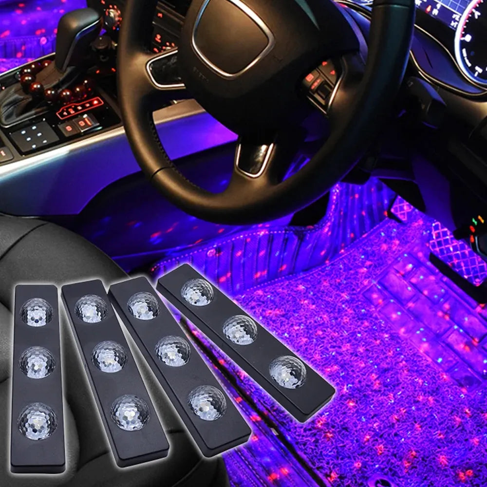 APP Remote Controlled RGB Interior LED Lights