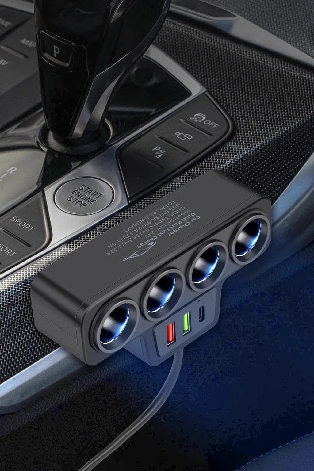 4-in-1 USB & PD Fast Charger Multi-Device Charging Adapter-4 في 1 USB & PD شاحن سريع ومحول شحن متعدد الأجهزة-Auto-Emporio-Kuwait.0