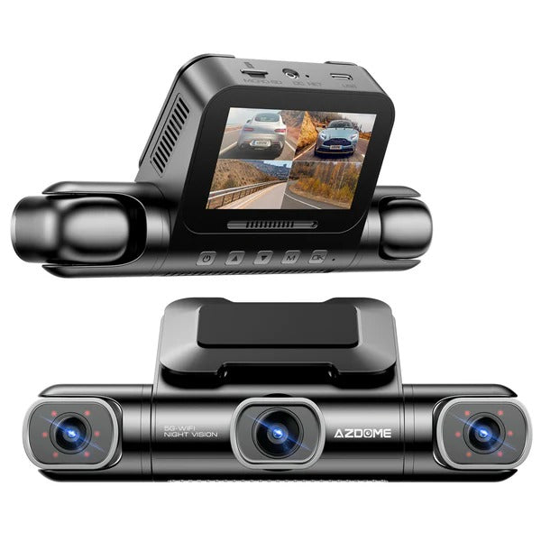 AZDOME M660 4K DashCam 4CH 5G Wifi GPS with Built-in 128GB EMMC