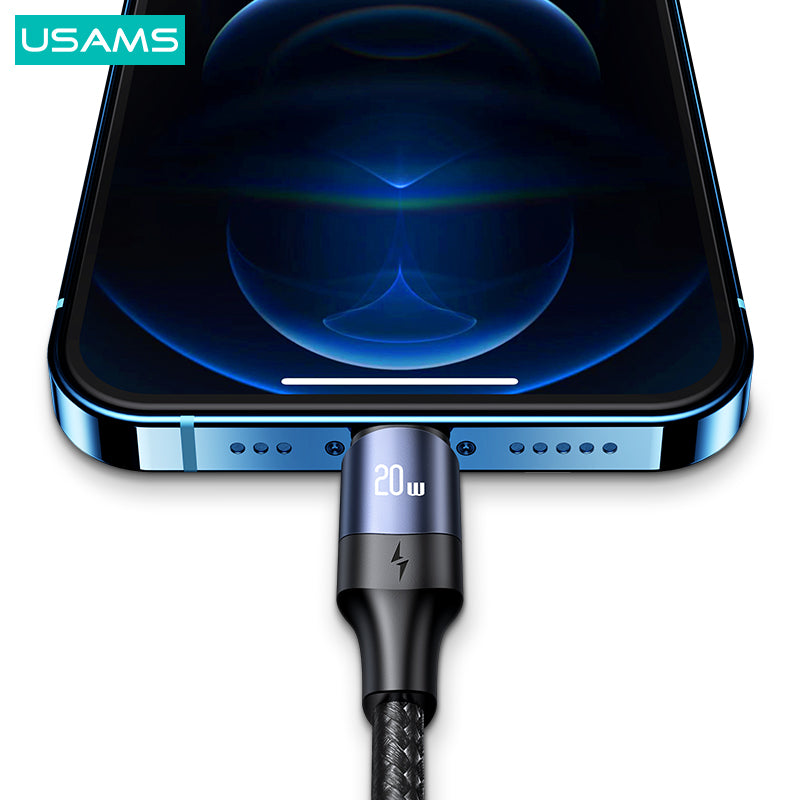 USAMS U71 Type-C to Lightning 20W PD Fast Charging & Data Cable