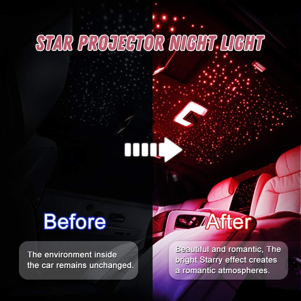 Car USB Star Projector Night Light