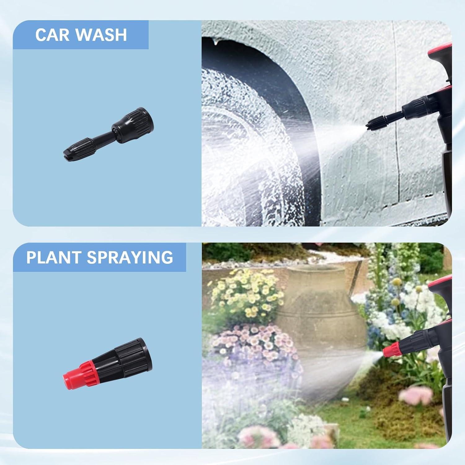 2L Flexi Nozzle Car Wash Pressure Pump Foam Sprayer