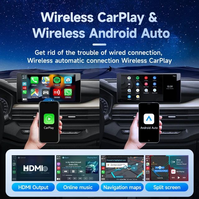 Carlinkit UHD 8G+128GB CarPlay Android 13 AI TBOX Wireless