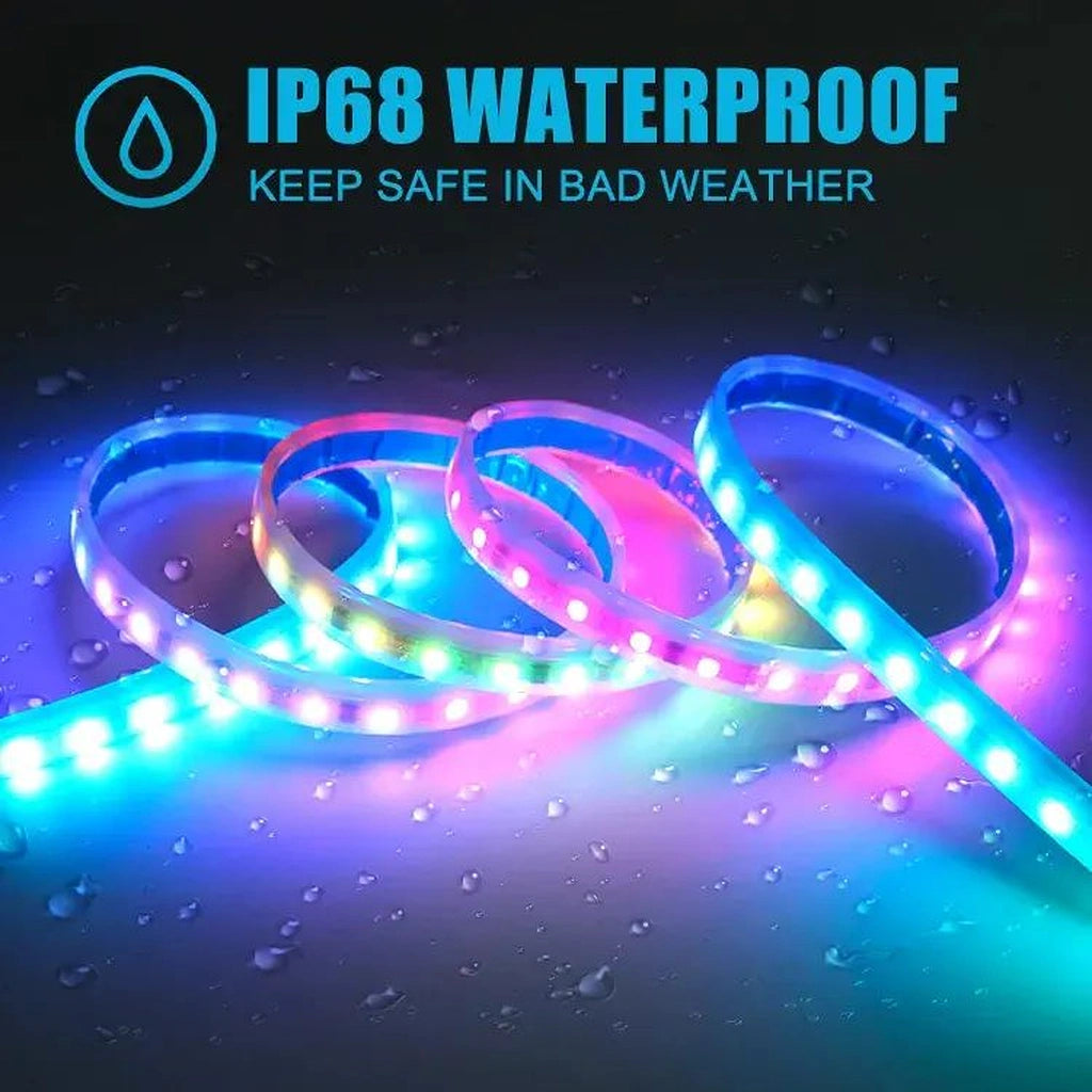 APP & Remote Controlled RGB Scan Start Turn Signal LED Hood Light-التطبيق ومسح RGB الذي يتم التحكم فيه عن بعد، بدء تشغيل إشارة الانعطاف LED، ضوء غطاء المحرك-Auto-Emporio-Kuwait.0