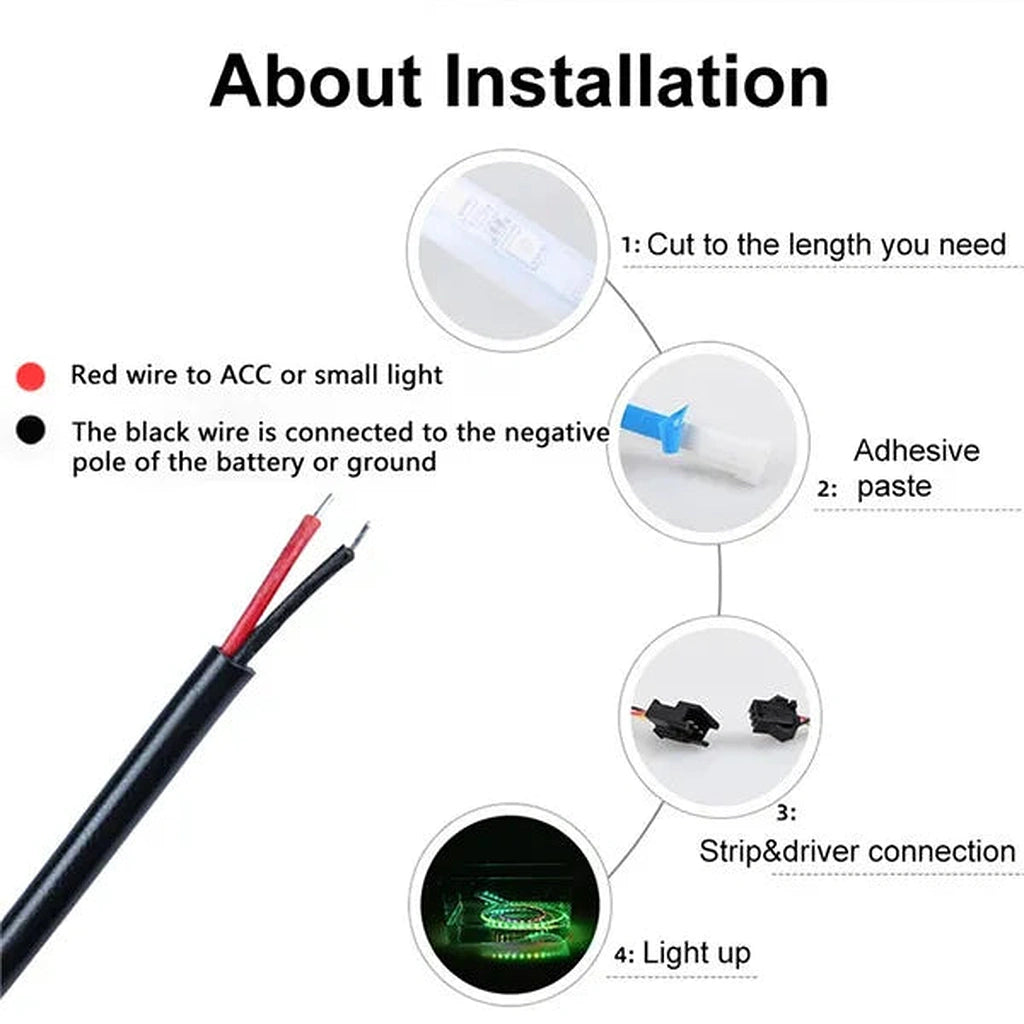 APP & Remote Controlled RGB Scan Start Turn Signal LED Hood Light-التطبيق ومسح RGB الذي يتم التحكم فيه عن بعد، بدء تشغيل إشارة الانعطاف LED، ضوء غطاء المحرك-Auto-Emporio-Kuwait.0