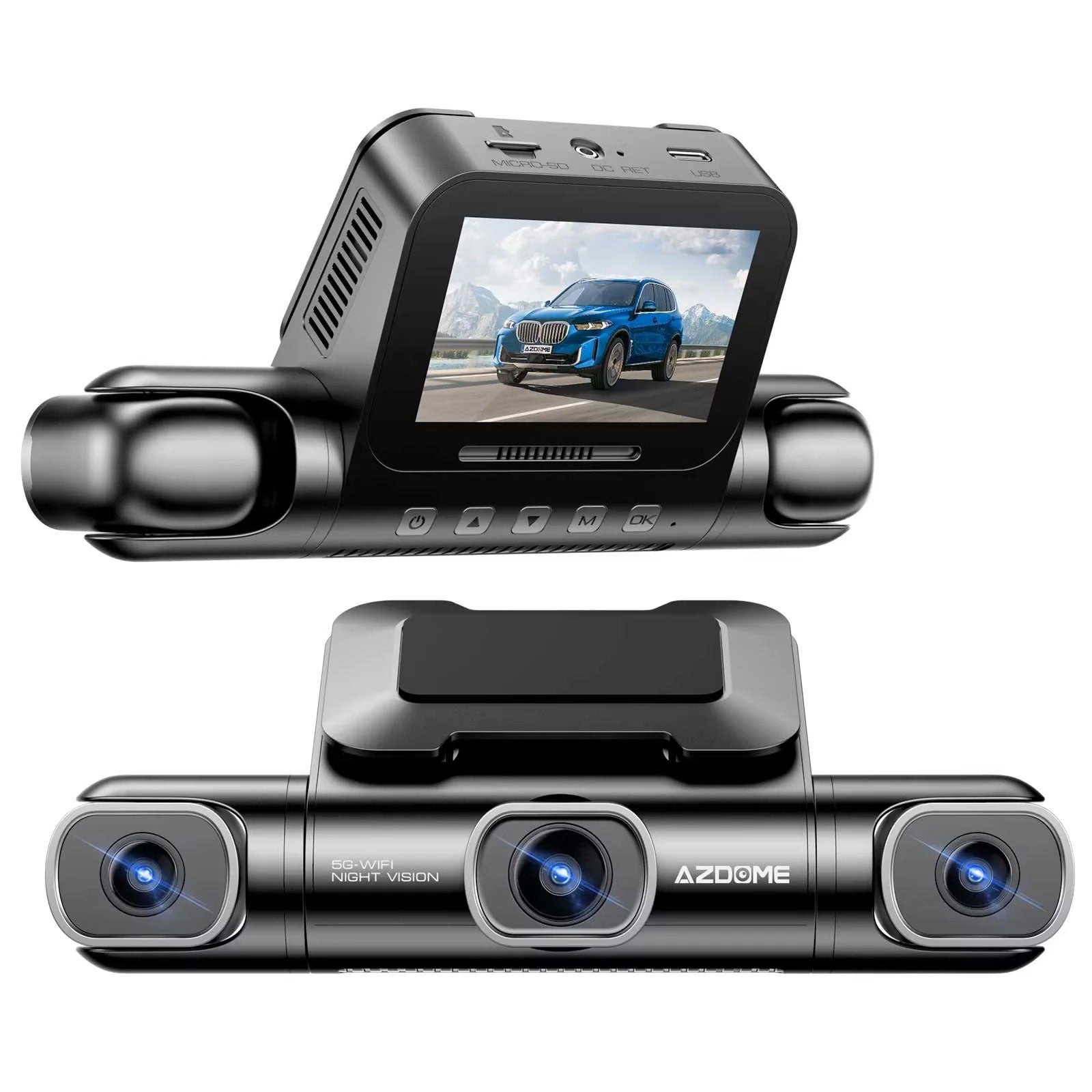 AZDOME M660 4CH DashCam with 5G Wifi, Built In 128GB Storage-AZDOME M660 4CH DashCam مع 5G Wifi، مساحة تخزين مدمجة 128 جيجابايت-Auto-Emporio-Kuwait.0