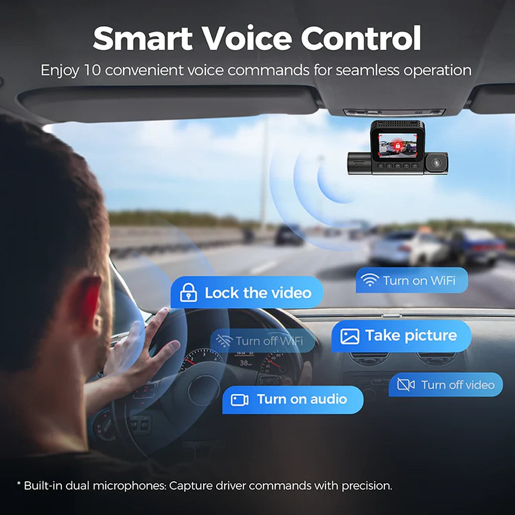 AZDOME S58 4G LTE 3CH Dash Cam with 2.4" IPS screen-كاميرا داش AZDOME S58 4G LTE 3CH مع شاشة IPS مقاس 2.4 بوصة-Auto-Emporio-Kuwait.0