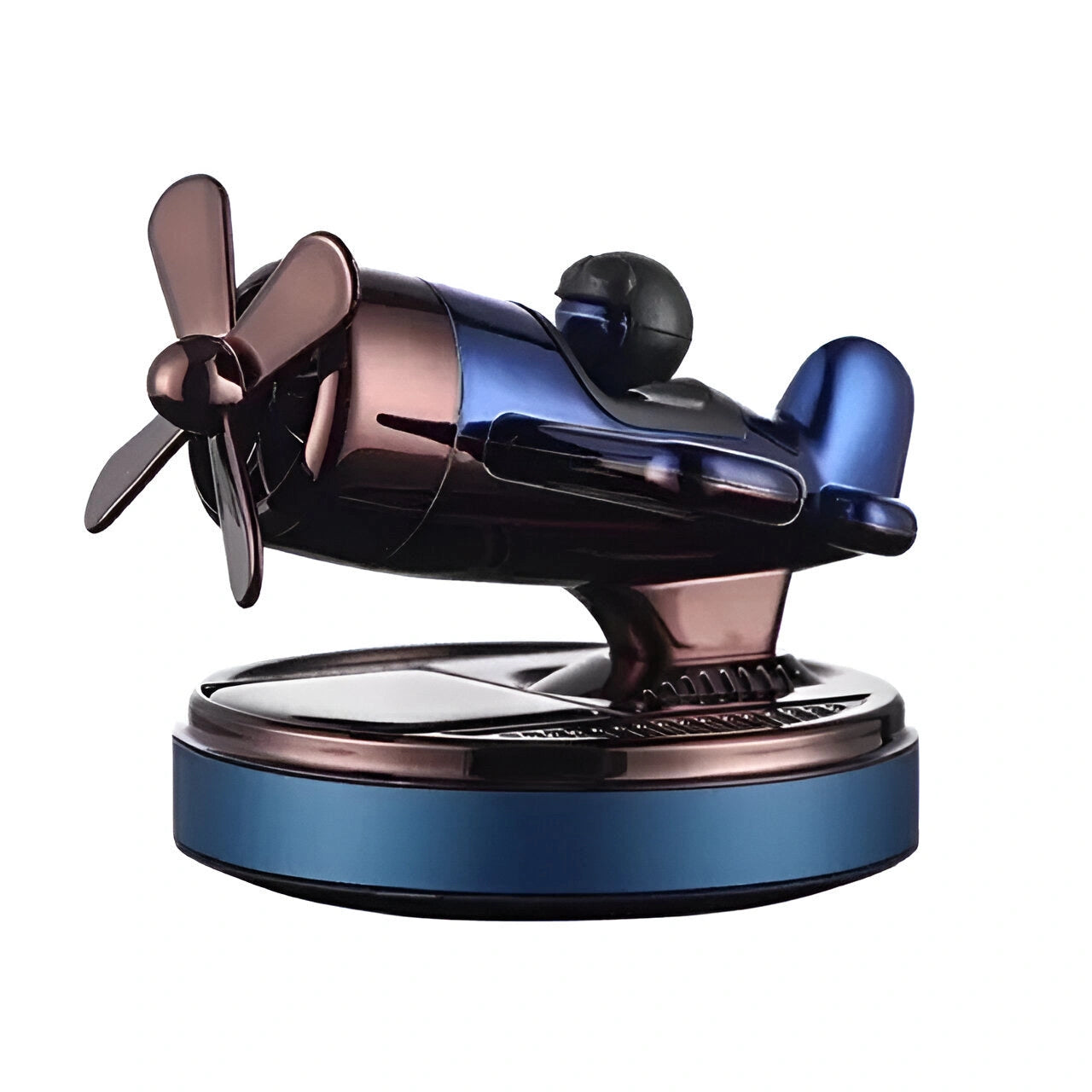 Airforce Pilot Plane Solar Rotating Air Freshener-معطر هواء دوار يعمل بالطاقة الشمسية على متن طائرة تابعة للقوات الجوية-Auto-Emporio-Kuwait.0