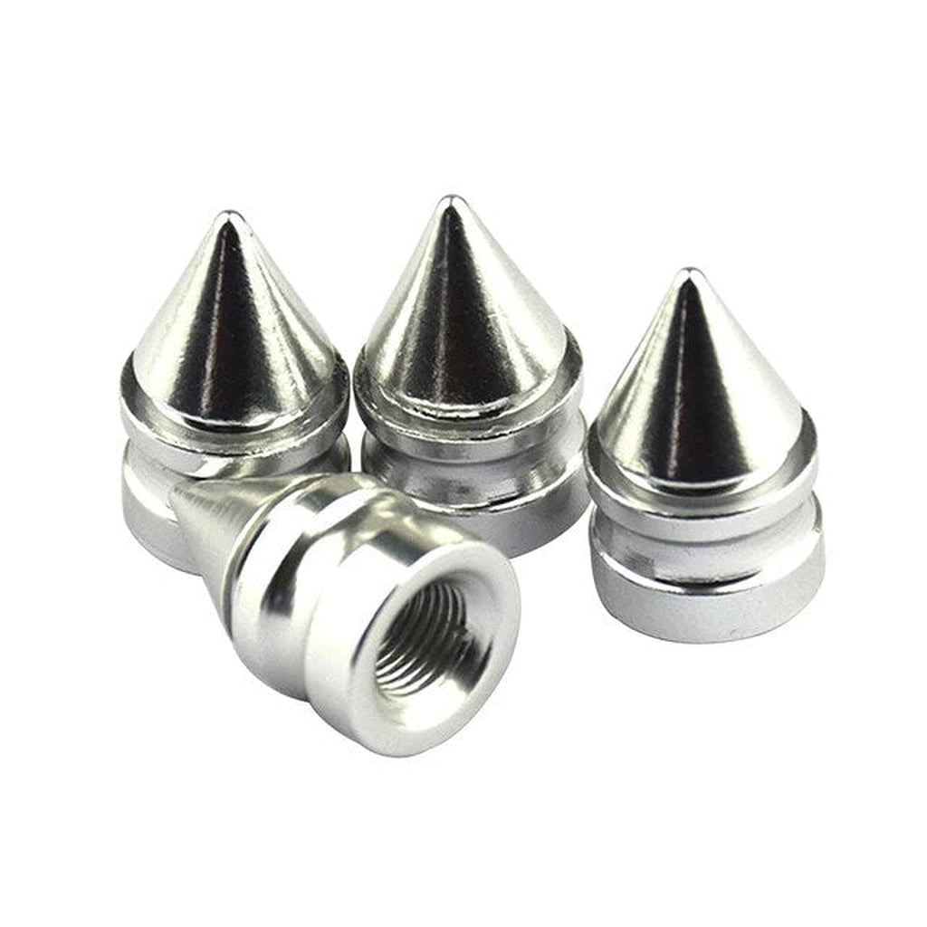 Aluminum Tire Valve Caps (4 pcs)-أغطية صمامات إطارات الألومنيوم (4 قطع)-Auto-Emporio-Kuwait.0