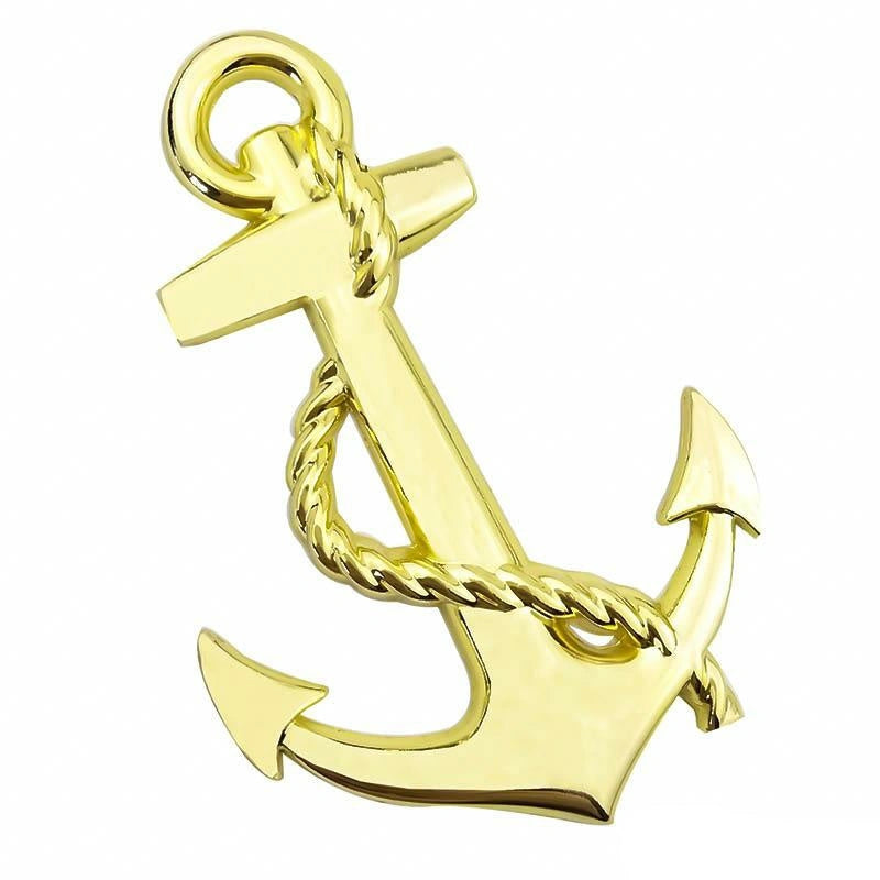 Anchor 3D Badge Sticker-ملصق شارة مرساة ثلاثي الأبعاد-Auto-Emporio-Kuwait.0