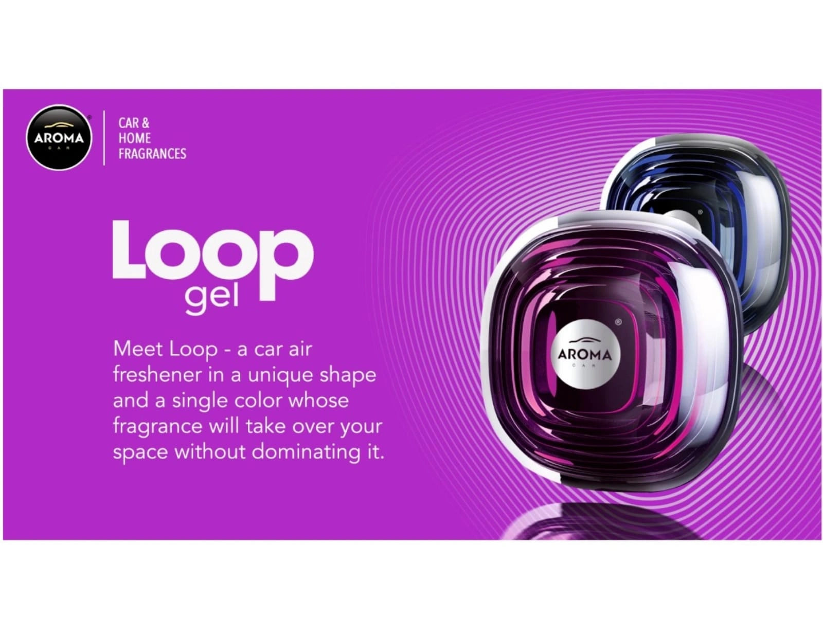 Aroma Loop Gel Air Freshener-معطر جو جل برائحة حلقة-Auto-Emporio-Kuwait.0