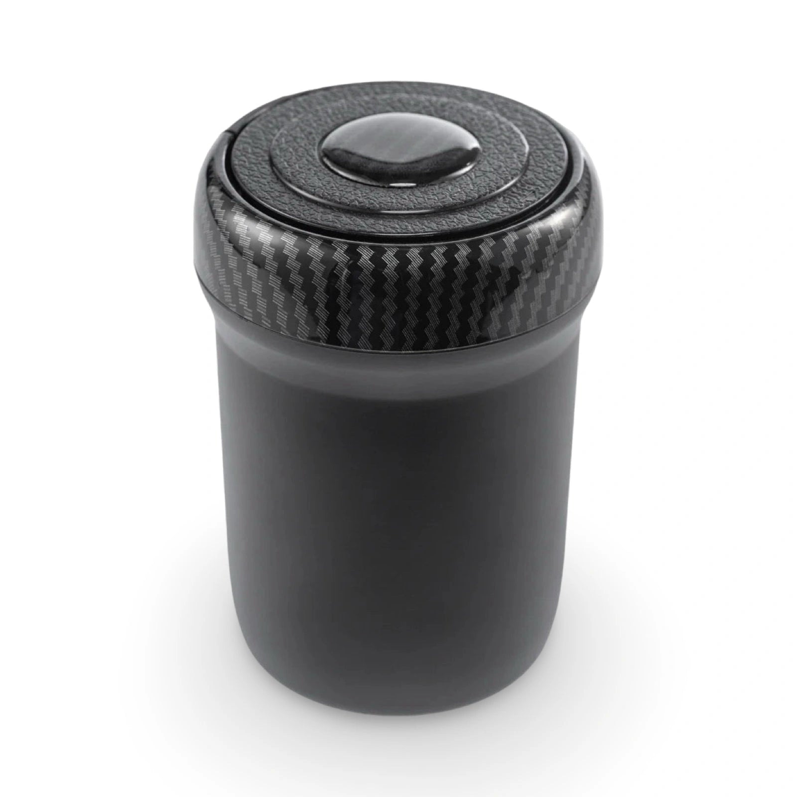 Ashtray Carbon Fibre Style with LED Light-منفضة سجائر من ألياف الكربون مع ضوء LED-Auto-Emporio-Kuwait.0