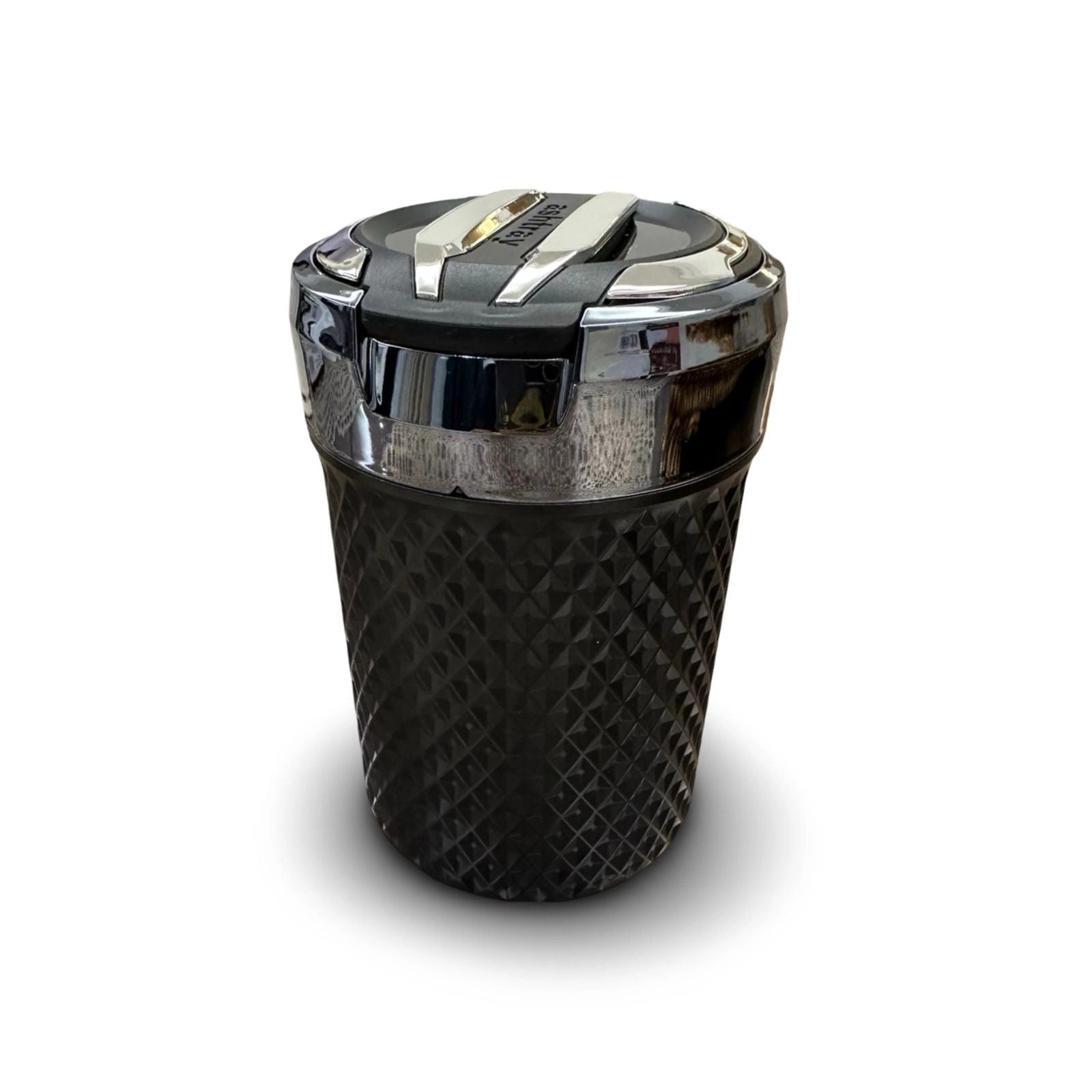 Ashtray Diamond Cut with LED Light-منفضة سجائر قطع الماس مع ضوء LED-Auto-Emporio-Kuwait.0