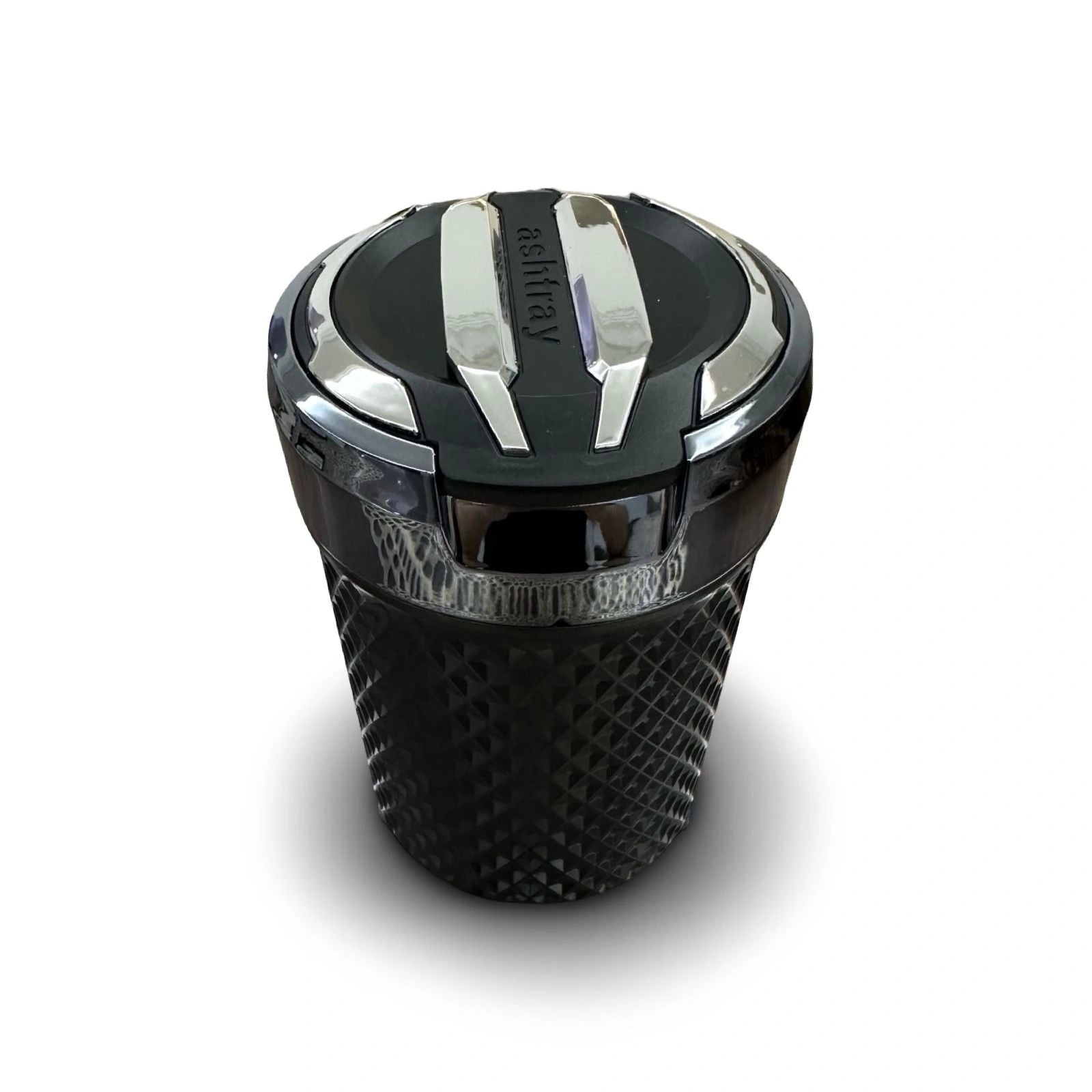 Ashtray Diamond Cut with LED Light-منفضة سجائر قطع الماس مع ضوء LED-Auto-Emporio-Kuwait.0