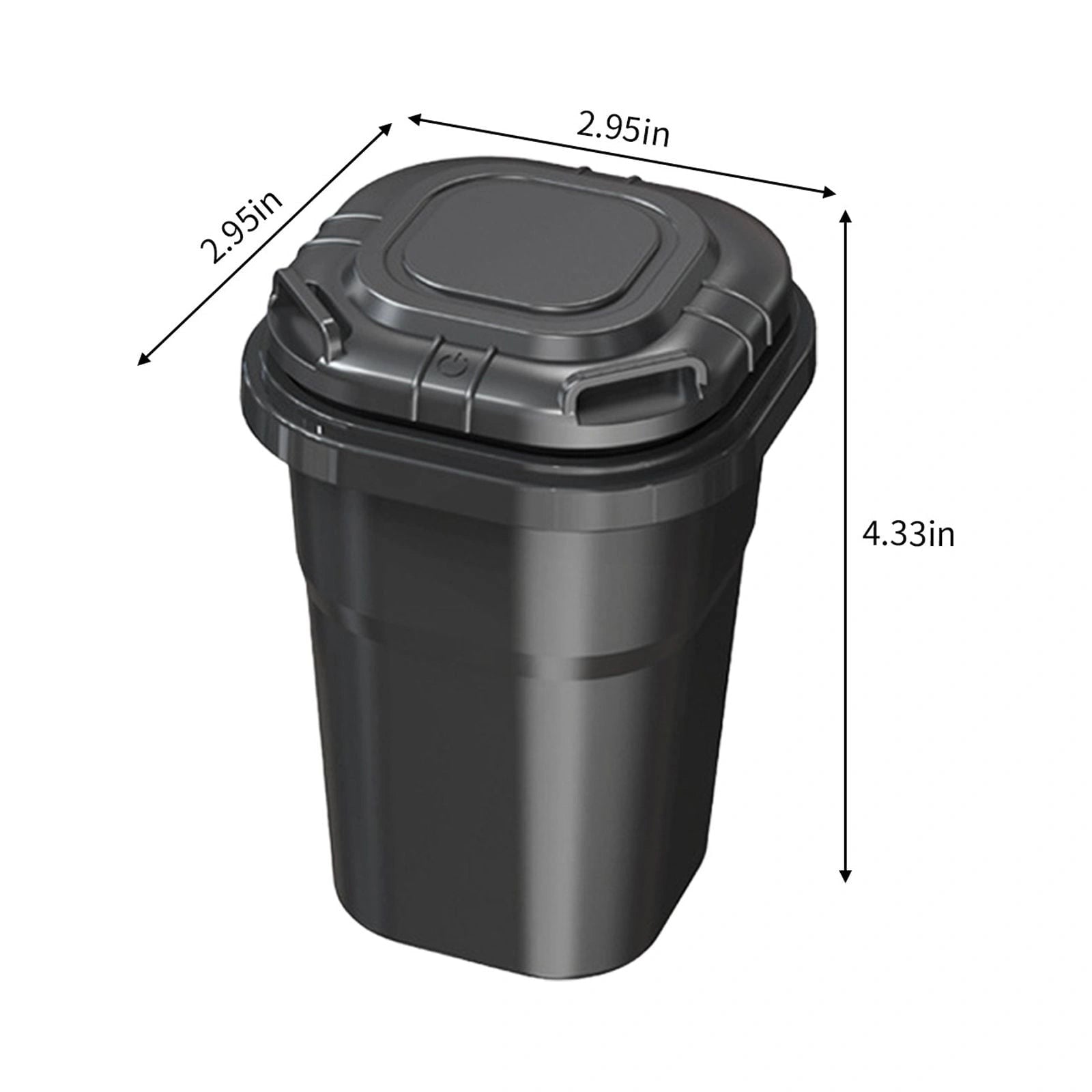 Ashtray Trash Can Style with LED Light-سلة المهملات منفضة سجائر مع ضوء LED-Auto-Emporio-Kuwait.0