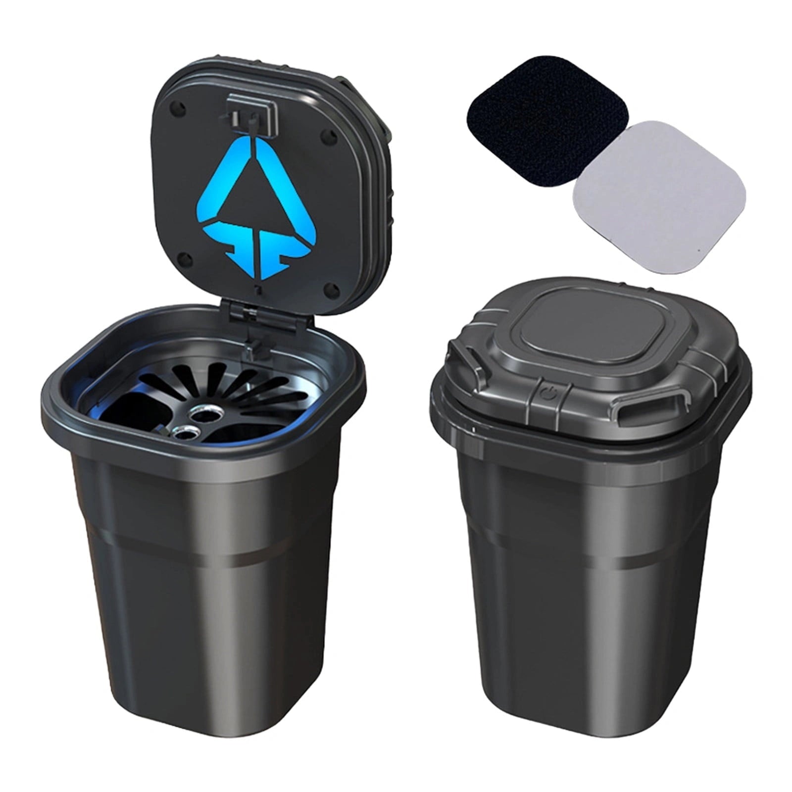 Ashtray Trash Can Style with LED Light-سلة المهملات منفضة سجائر مع ضوء LED-Auto-Emporio-Kuwait.0