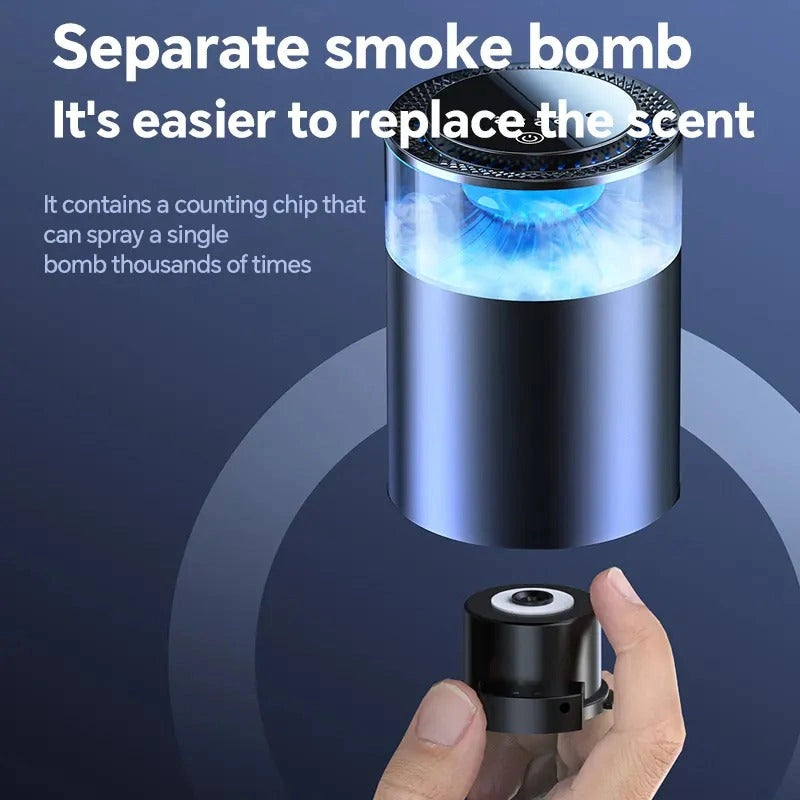 Automatic Sensor Cloud Fragrance Spray Diffuser with Led Light-موزع رذاذ عطر سحابي بمستشعر تلقائي مع ضوء LED-Auto-Emporio-Kuwait.0