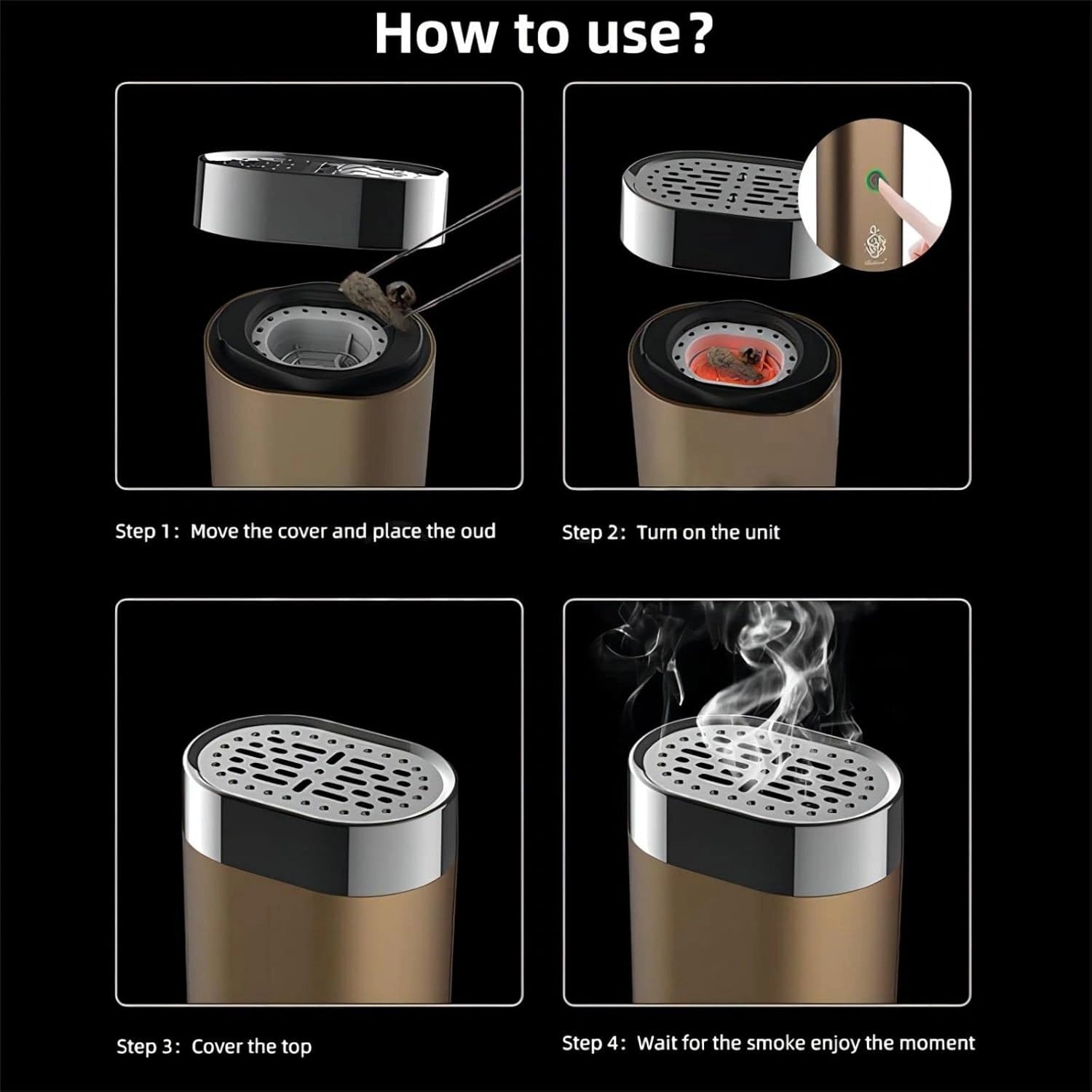 BUKHOON Electric Incense Bukhoor Burner B06-مبخرة بخور كهربائية من بوكهون B06-Auto-Emporio-Kuwait.0