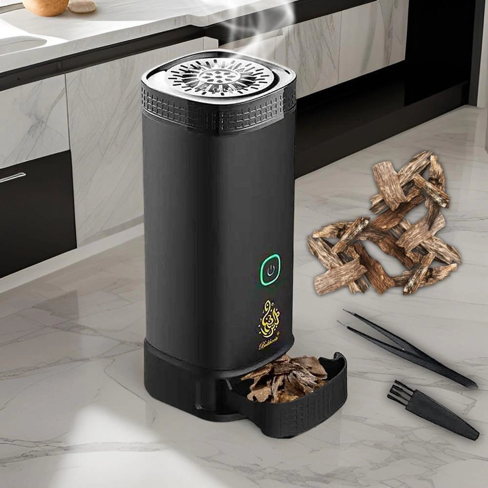 BUKHOON Electric Incense Bukhoor Burner with Child Lock B11-بخور بخور كهربائي مبخرة مع قفل للأطفال B11-Auto-Emporio-Kuwait.0
