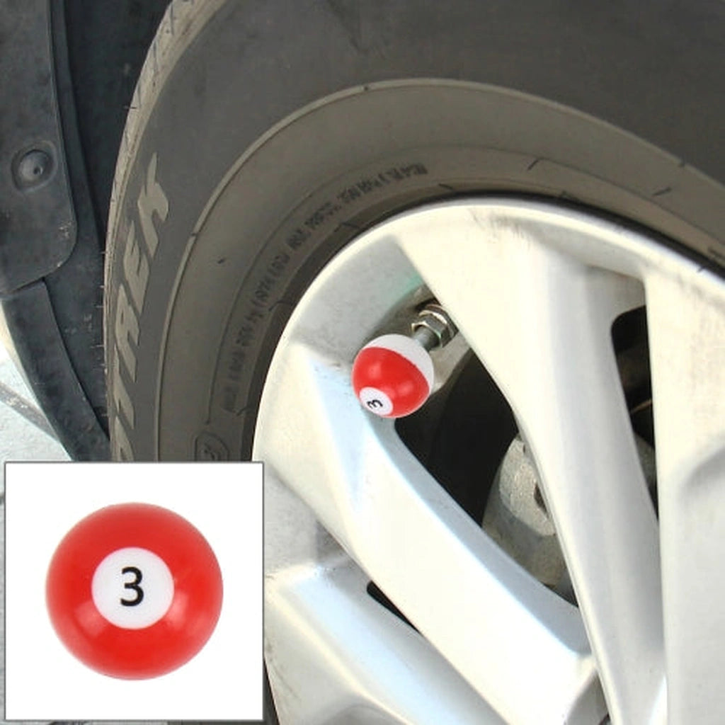 Ball Tire Valve Caps (4 pcs)-أغطية صمامات الإطارات الكروية (4 قطع)-Auto-Emporio-Kuwait.0