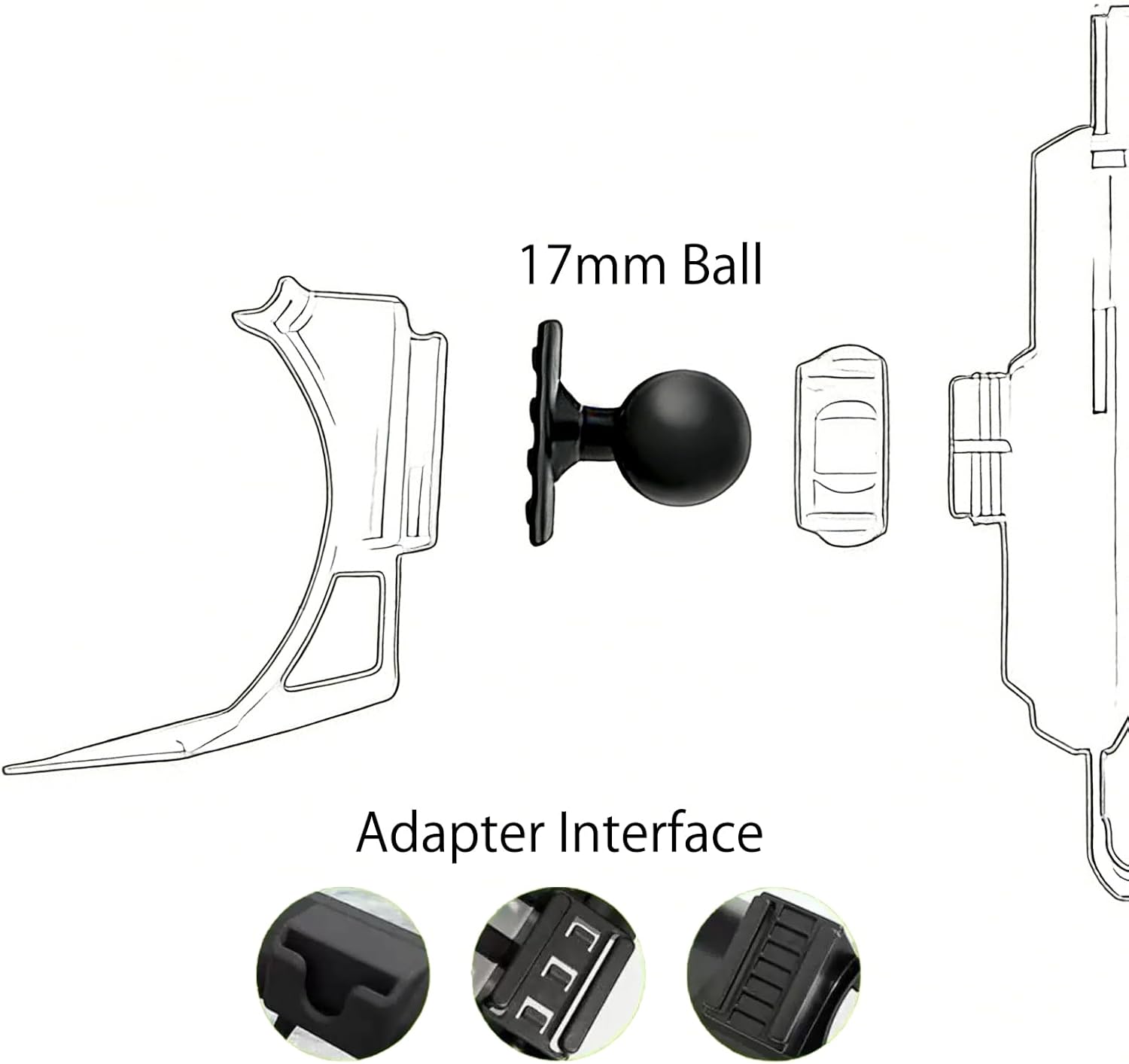 Ball Head for Screen Mount Mobile Holders