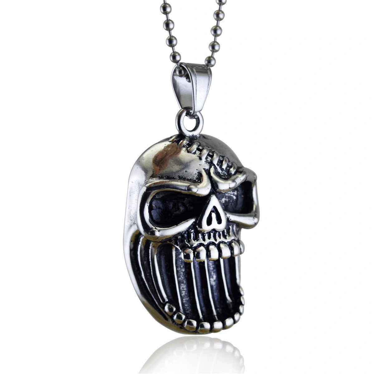 Big Mouth Skull Pendant-قلادة جمجمة الفم الكبير-Auto-Emporio-Kuwait.0