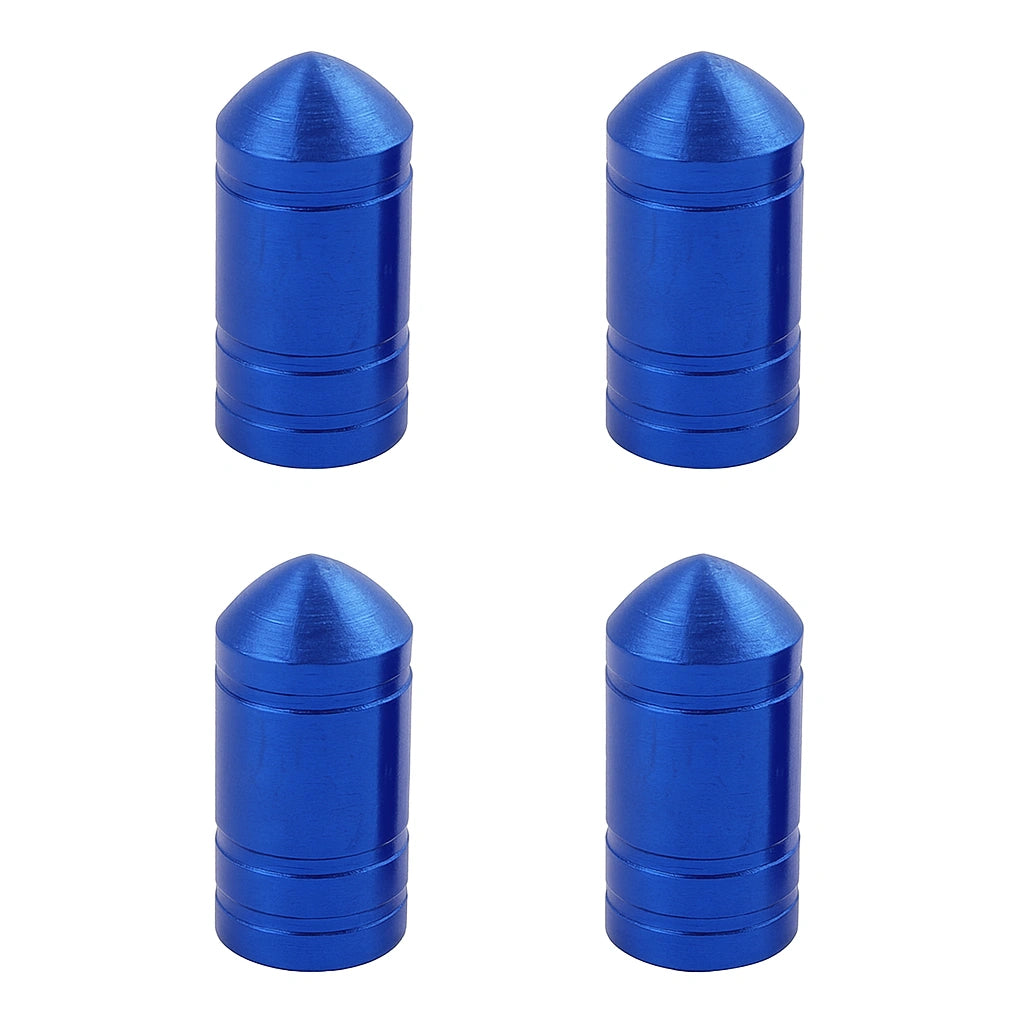 Bullet Tire Valve Caps (4 pcs)-أغطية صمامات إطارات الرصاص (4 قطع)-Auto-Emporio-Kuwait.0