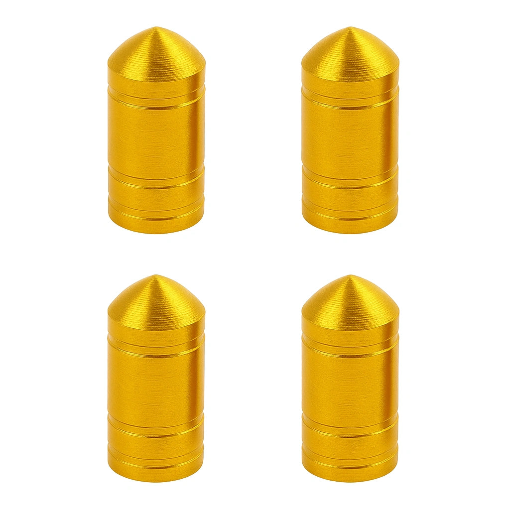 Bullet Tire Valve Caps (4 pcs)-أغطية صمامات إطارات الرصاص (4 قطع)-Auto-Emporio-Kuwait.0