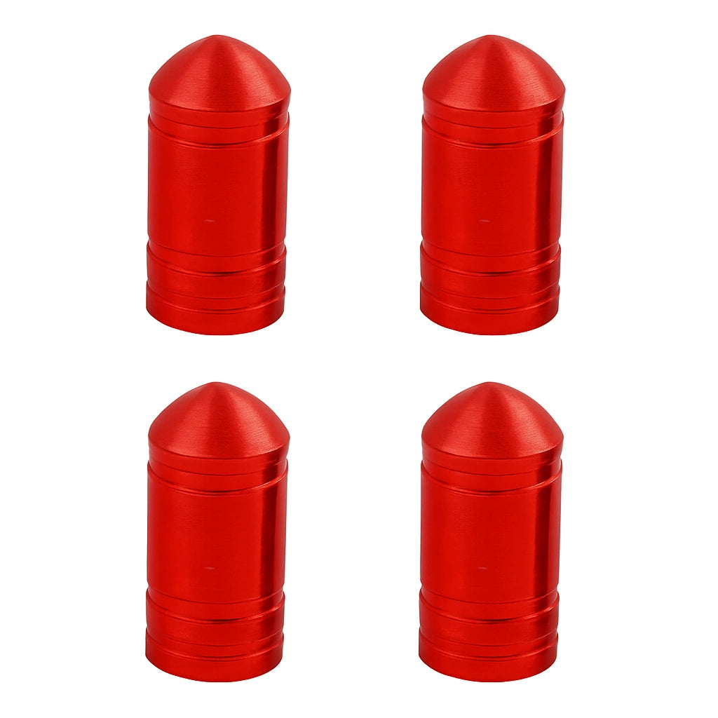 Bullet Tire Valve Caps (4 pcs)-أغطية صمامات إطارات الرصاص (4 قطع)-Auto-Emporio-Kuwait.0