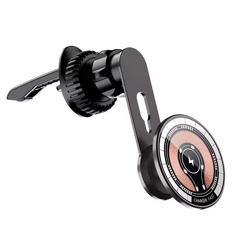 C153 Wireless Fast Charger Magnetic Sensor Mobile Holder-C153 حامل الهاتف المحمول بمستشعر مغناطيسي وشاحن لاسلكي سريع-Auto-Emporio-Kuwait.0