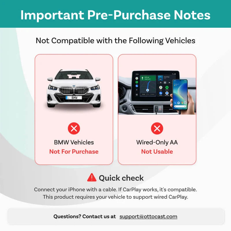 Play2Video Ultra Wireless CarPlay/Android Auto All-in-1 Adapter 6
