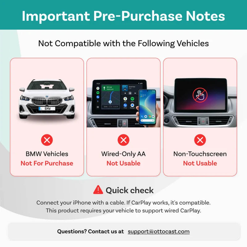 OTTOCAST OttoSafe 2-in-1 Dash Cam & Wireless CarPlay Adapter 11