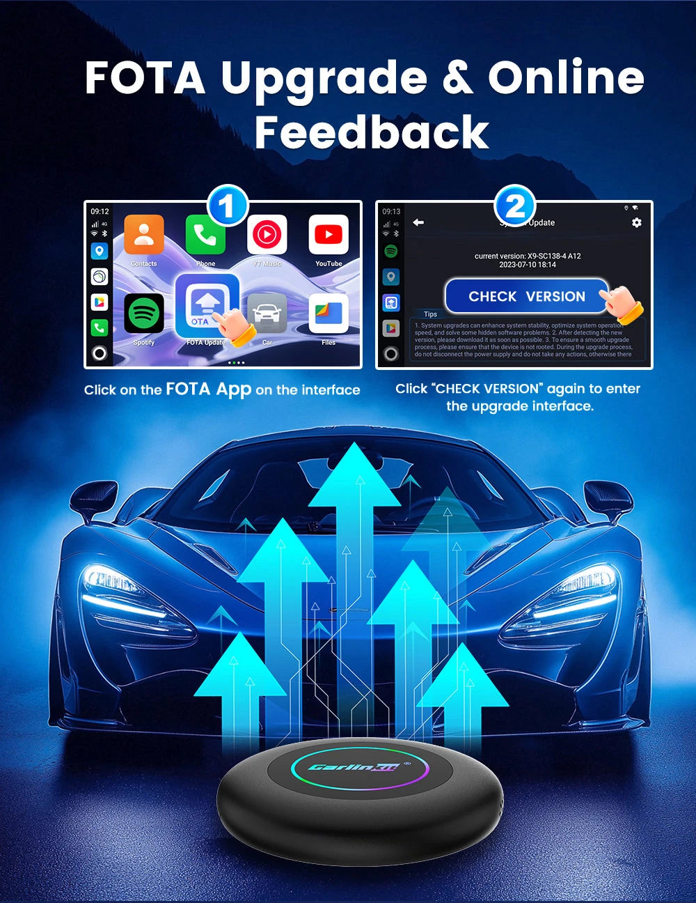 CARLINKIT 6350 Ultra 2 CarPlay Android 15 AI TBOX Qualcomm 4GSIM 8GB+128GB-كارلينكيت 6350 الترا 2 كاربلاي اندرويد 15 AI TBOX كوالكوم 4GSIM 8 جيجا + 128 جيجا-Auto-Emporio-Kuwait.0