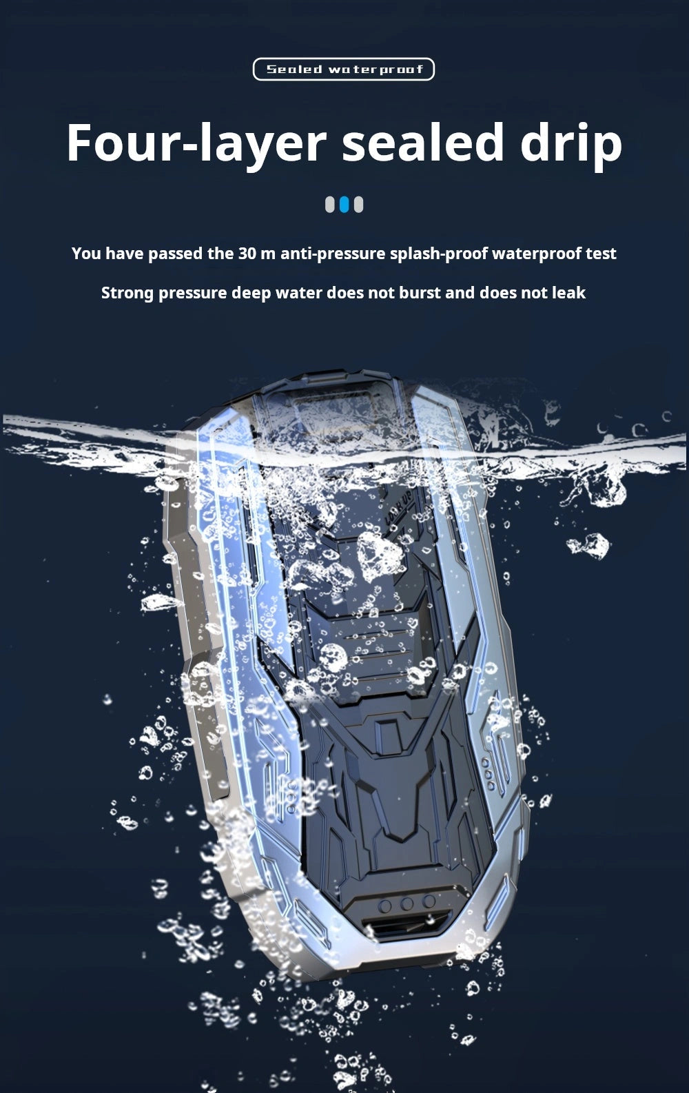 CHANGAN Zinc Alloy Key Remote Cover with two keychains-Black-CHANGAN غطاء مفتاح من سبيكة الزنك مع سلسلتي مفاتيح - أسود-Auto-Emporio-Kuwait.0