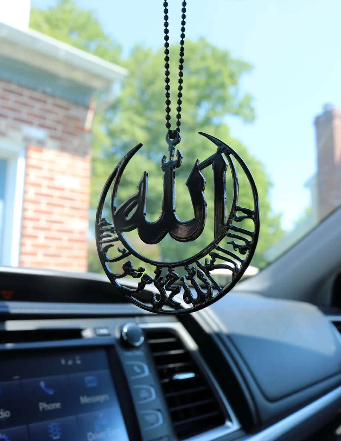 Calligraphic Allah Pendant M3-الخط العربي قلادة الله M3-Auto-Emporio-Kuwait.0