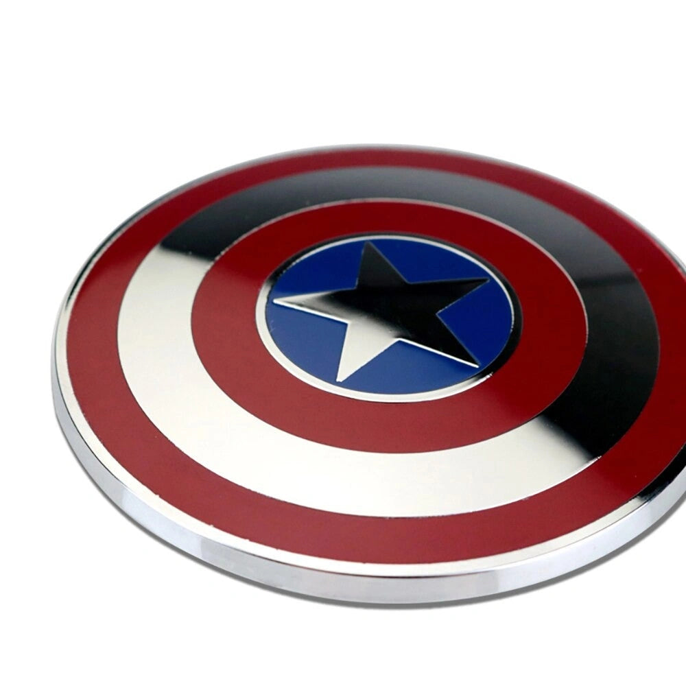 Captain America's Shield Badge Sticker-ملصق شارة درع كابتن أمريكا-Auto-Emporio-Kuwait.0