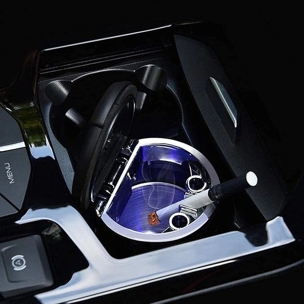 Car Ashtray with LED Light-منفضة سجائر السيارة مع ضوء LED-Auto-Emporio-Kuwait.0