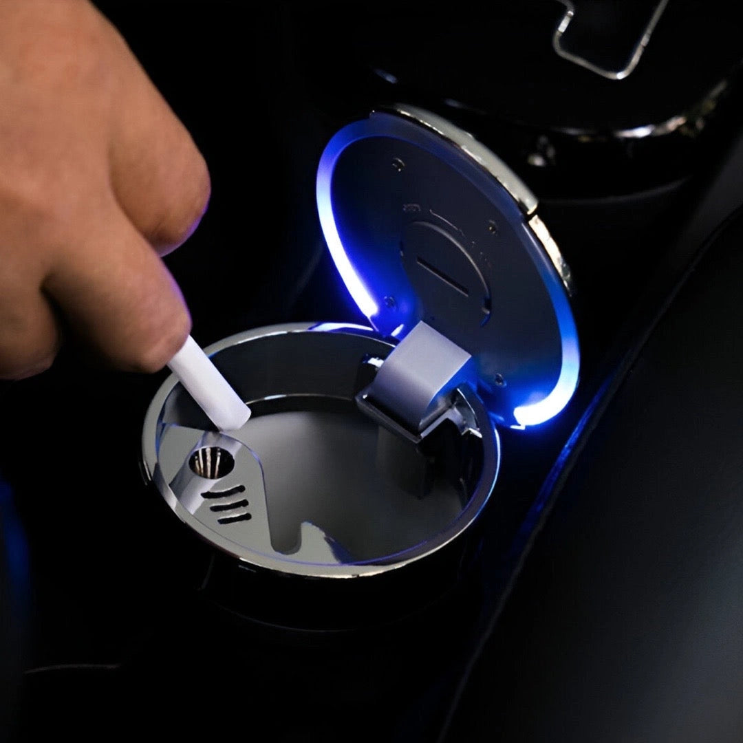 Car Ashtray with LED Light-منفضة سجائر السيارة مع ضوء LED-Auto-Emporio-Kuwait.0