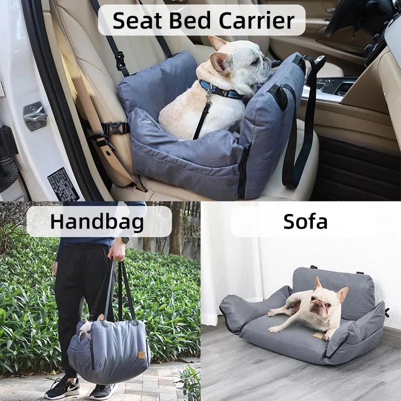 Car Booster Seat for Pets-مقعد السيارة الداعم للحيوانات الأليفة-Auto-Emporio-Kuwait.0