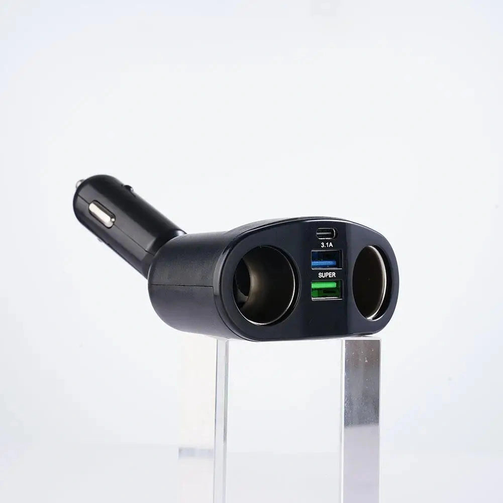 Car Cigarette Lighter 12V-24V Socket Splitter-ولاعة السجائر في السيارة بمقبس 12 فولت - 24 فولت-Auto-Emporio-Kuwait.0