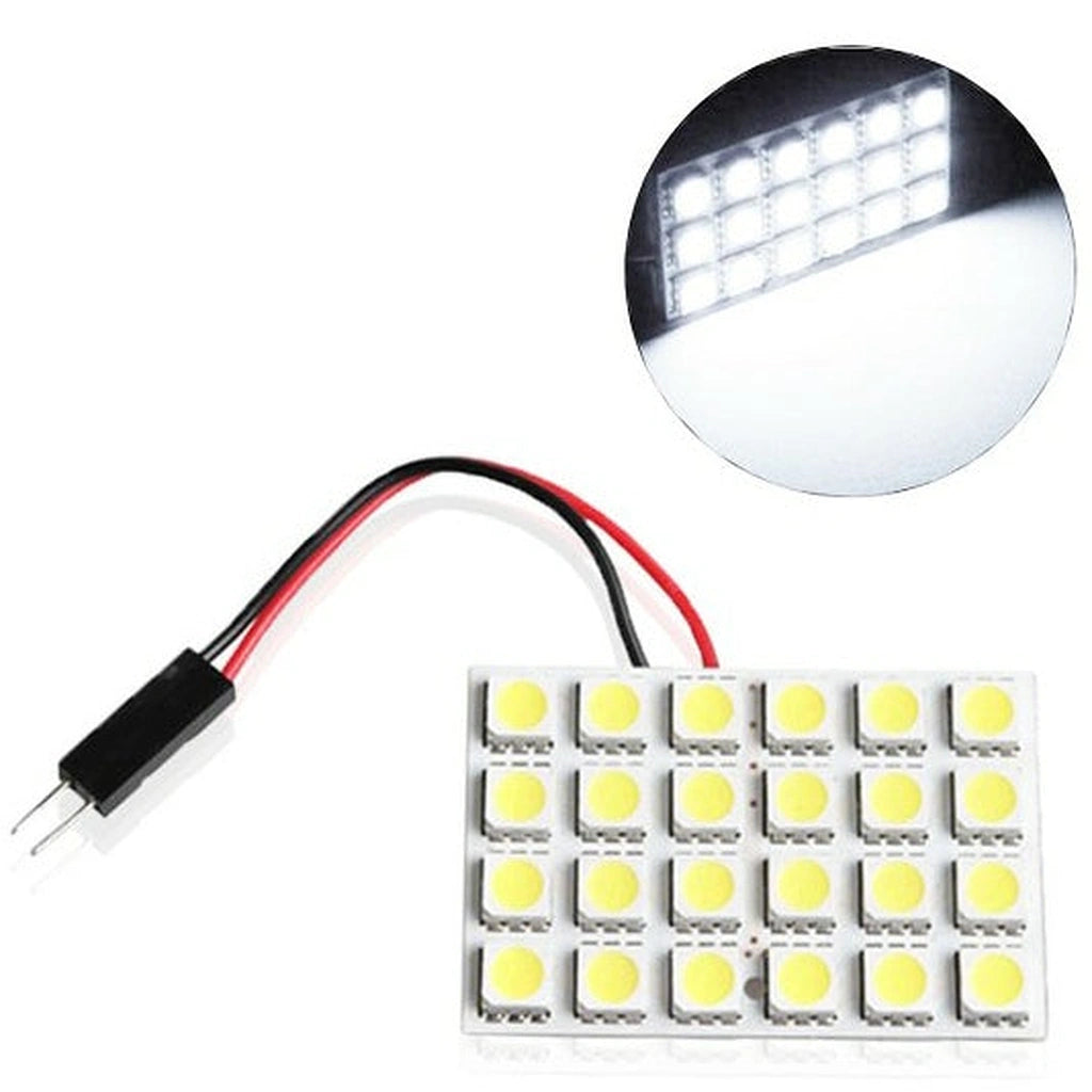 Car Roof LED light 24 SMD 5050-ضوء سقف السيارة LED 24 SMD 5050-Auto-Emporio-Kuwait.0