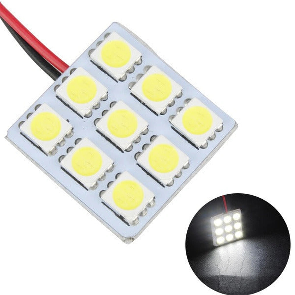 Car Roof LED light 9 SMD 5050-ضوء سقف السيارة LED 9 SMD 5050-Auto-Emporio-Kuwait.0